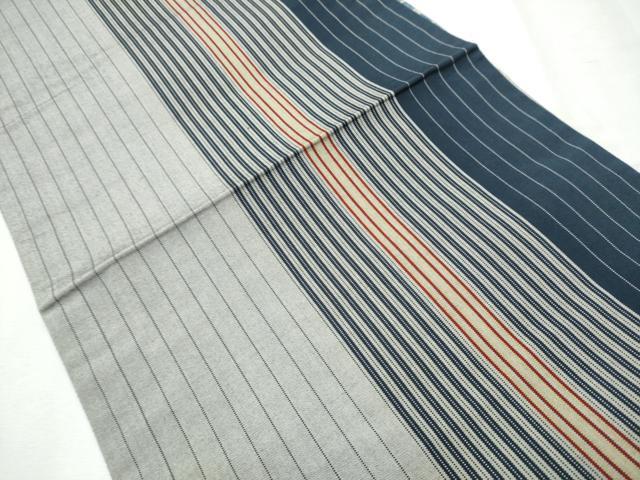 平和屋着物●両面　全通柄袋帯　花織　正絹　逸品　CABC5416hy
