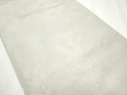 平和屋着物●両面　全通全景柄袋帯　満月　枝桜文　金糸　正絹　逸品　CABC5454hy