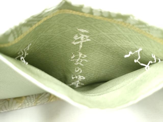 平和屋着物●六通柄袋帯 唐織 平安の四季 金銀糸 正絹 逸品 CABC5462hy