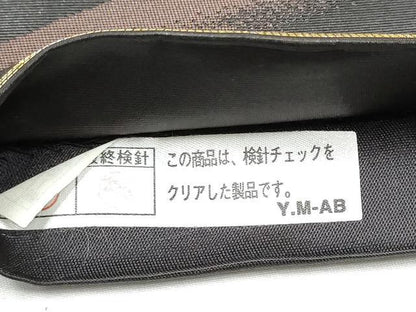 平和屋着物●六通柄袋帯 霞文 金銀糸 引箔 正絹 逸品 CABC5473hy