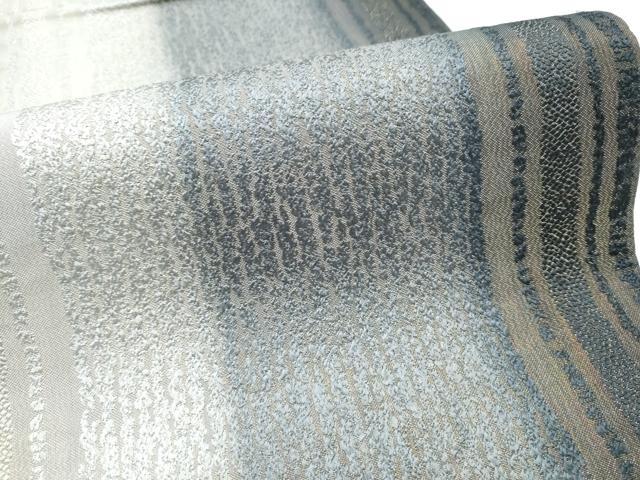 平和屋着物●全通柄袋帯 唐織 霞文 金糸 正絹 逸品 CABC5478hy