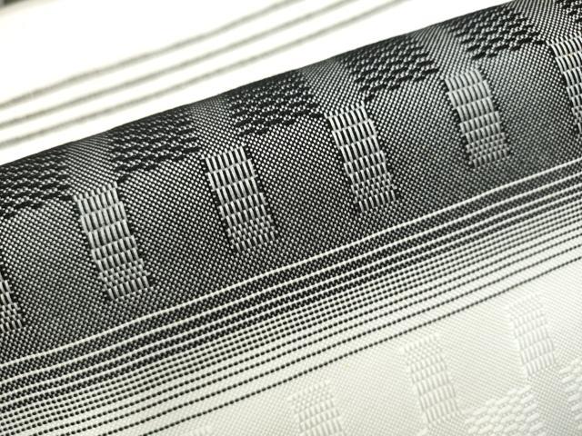平和屋着物●両面 全通柄袋帯 横段文 金糸 正絹 逸品 CABC5507hy