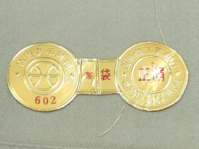 平和屋着物●西陣 橋本テル織物謹製 六通柄袋帯 唐織 草花文 金糸 証紙付き 正絹 逸品 CABC5515hy