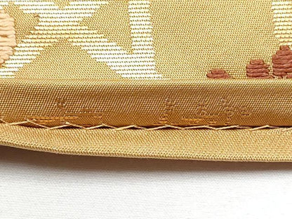 平和屋着物●六通柄袋帯 唐織 籬草花文 金糸 正絹 逸品 CABC5525hy