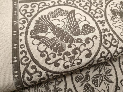 平和屋着物●全通柄袋帯 鳥獣花文 鈴乃屋扱い 正絹 逸品 CABC5535hy