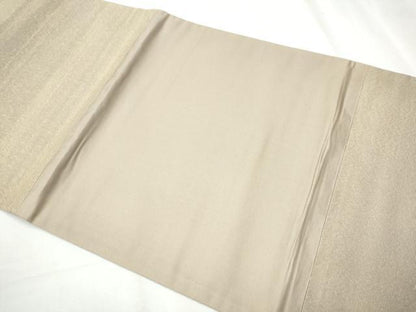 平和屋着物●太鼓柄袋帯 よろけ縞 金糸 正絹 逸品 CABC5557hy