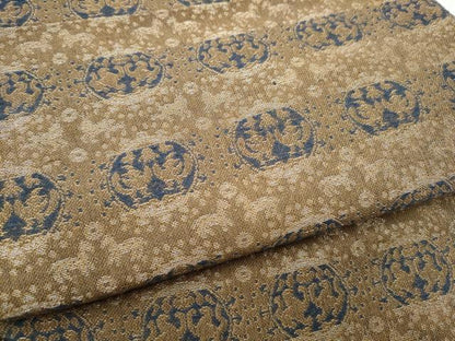 平和屋着物●六通柄 京袋帯 円文白虎白雀錦柄 金銀糸 正絹 逸品 CABC5586hy