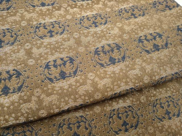 平和屋着物●六通柄 京袋帯 円文白虎白雀錦柄 金銀糸 正絹 逸品 CABC5586hy