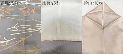 平和屋着物■豪華色留袖　吹き寄せ文　松ぼっくり　暈し染め　金彩　正絹　逸品　CABC5657xi