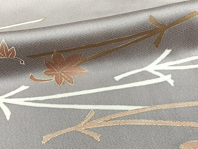 平和屋着物■豪華色留袖　吹き寄せ文　松ぼっくり　暈し染め　金彩　正絹　逸品　CABC5657xi