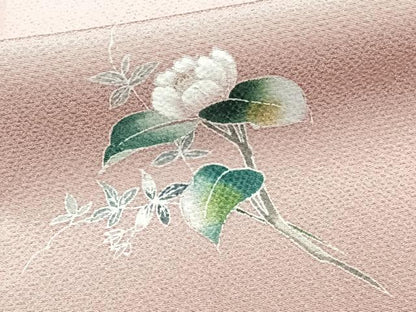 平和屋着物■色留訪問着　草花文　暈し染め　正絹　逸品　CABC5678xi