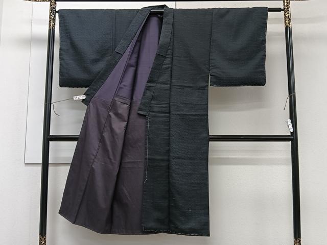 平和屋着物■男性　紬　霞文　正絹　逸品　未使用　CABC5712xi