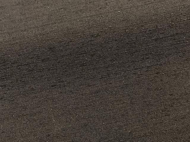 平和屋着物■男性 紬 黒茶色 正絹 逸品 未使用 CABC5713xi