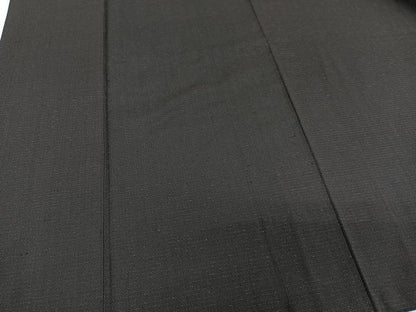 平和屋着物■男性　紬　赤墨色　正絹　逸品　CABC5722xi