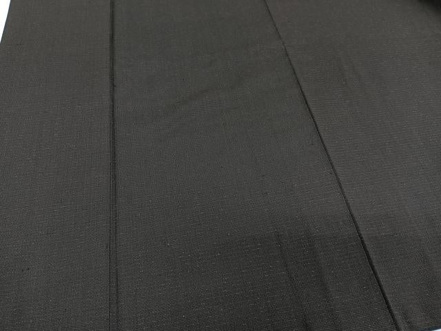 平和屋着物■男性　紬　赤墨色　正絹　逸品　CABC5722xi