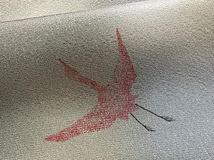平和屋着物■訪問着 飛鶴文 暈し染め 正絹 逸品 CABC5766xi