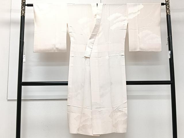 平和屋着物■長襦袢　無双仕立て　霞文　洗える着物　CABC5791xi