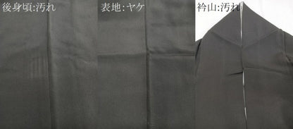 平和屋着物■豪華黒留袖 駒刺繍 流水枝松文 金彩 正絹 逸品 CABC5821xi
