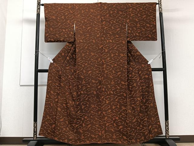 平和屋着物■上質な小紋 草花尽くし 正絹 逸品 CABC5836xi