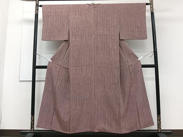 平和屋着物▽上質な小紋　単衣　よろけ縞　金通し地　反端付き　正絹　逸品　DAAV9969sf 2026年最新】Yahoo!オークション -平和屋 単衣の中古品・新品・未使用