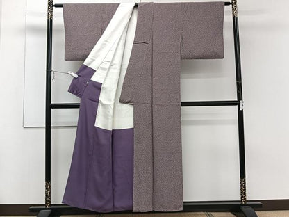平和屋着物■江戸小紋 笹竹文 伊勢丹扱い 正絹 逸品 CABC5879xi