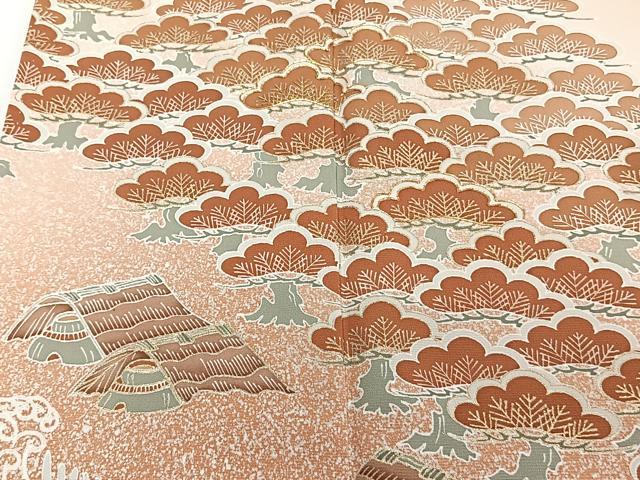 平和屋着物■豪華色留袖 駒刺繍 浜松文 暈し染め 金彩 正絹 逸品 CABC5886xi