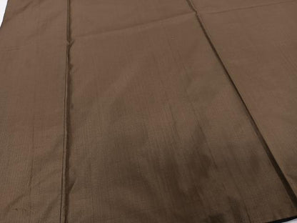 平和屋着物■男性　本場大島紬　枇杷茶色　正絹　逸品　CABC5900xi