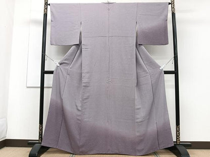 平和屋着物■訪問着　江戸小紋　霞文　寄せ小紋柄　正絹　逸品　CABC5922xi