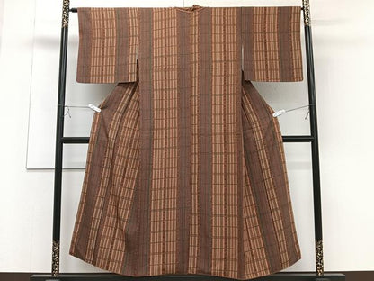平和屋着物■上質な小紋 花間道 正絹 逸品 CABC5955xi