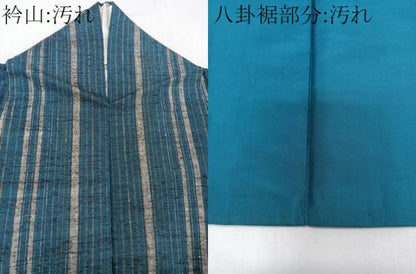 平和屋着物■上質な紬　間道　正絹　逸品　CABC5985xi