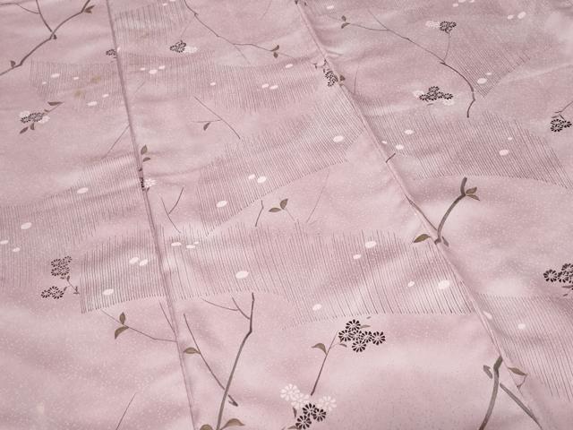 平和屋着物■上質な小紋 枝花文 暈し染め 正絹 逸品 CABC6101ev