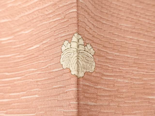 平和屋着物■上質な小紋 杢目文様 正絹 逸品 未使用 CABC6119ev