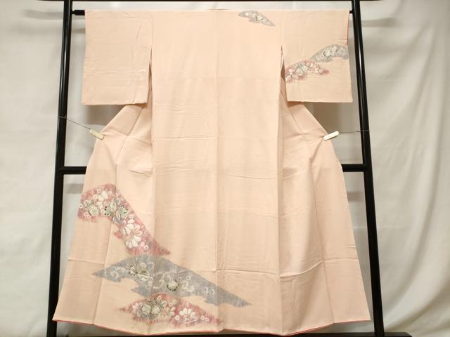 平和屋着物■訪問着 絞り 辻が花 正絹 逸品 CABC6144ev