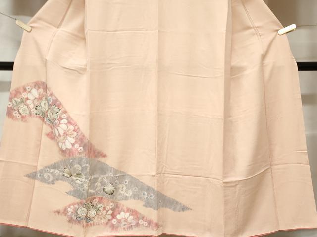 平和屋着物■訪問着 絞り 辻が花 正絹 逸品 CABC6144ev
