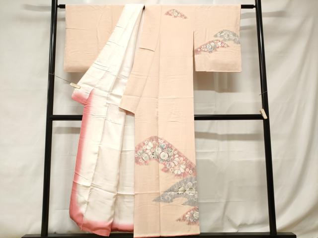 平和屋着物■訪問着 絞り 辻が花 正絹 逸品 CABC6144ev