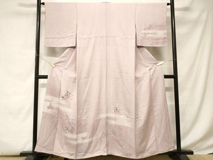平和屋着物■訪問着 刺繍 絞り 地紙枝花文 金糸 やまと誂製 正絹 逸品 CABC6155ev