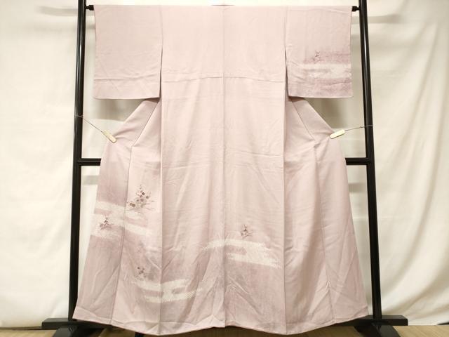 平和屋着物■訪問着 刺繍 絞り 地紙枝花文 金糸 やまと誂製 正絹 逸品 CABC6155ev