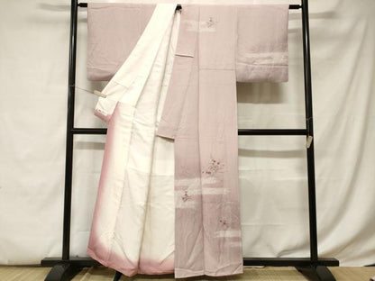 平和屋着物■訪問着 刺繍 絞り 地紙枝花文 金糸 やまと誂製 正絹 逸品 CABC6155ev