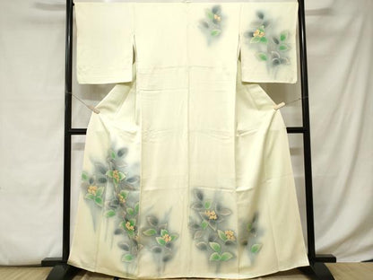 平和屋着物■訪問着 枝花文 暈し染め 正絹 逸品 CABC6164ev