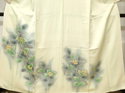 平和屋着物■訪問着 枝花文 暈し染め 正絹 逸品 CABC6164ev