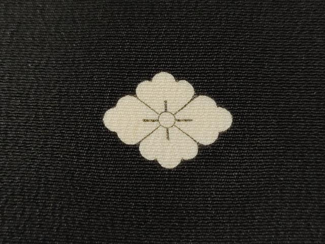 平和屋着物■豪華黒留袖　作家物　屏風尾長鳥草花文　金彩　正絹　逸品　CABC6211ev