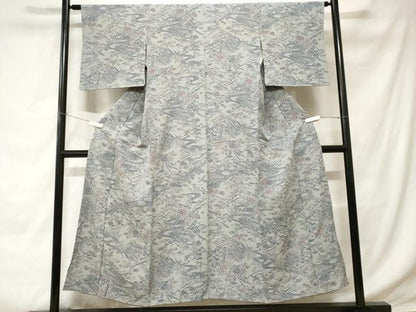 平和屋着物■上質な小紋 御所解文 正絹 逸品 CABC6226ev