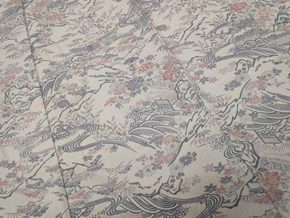 平和屋着物■上質な小紋 御所解文 正絹 逸品 CABC6226ev