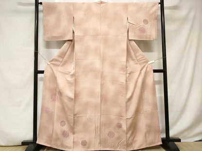平和屋着物■訪問着 絵皿花文 暈し染め 正絹 逸品 CABC6275ev