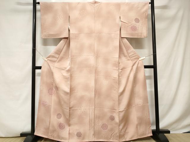 平和屋着物■訪問着 絵皿花文 暈し染め 正絹 逸品 CABC6275ev