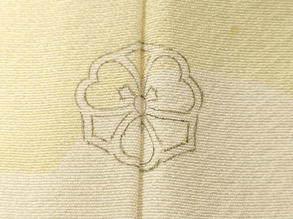 平和屋着物■訪問着 地紙花蝶文 暈し染め 金彩 正絹 逸品 CABC6276ev