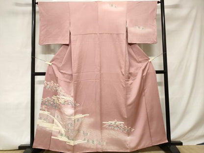 平和屋着物■訪問着 御所解文 暈し染め 正絹 逸品 CABC6309ev