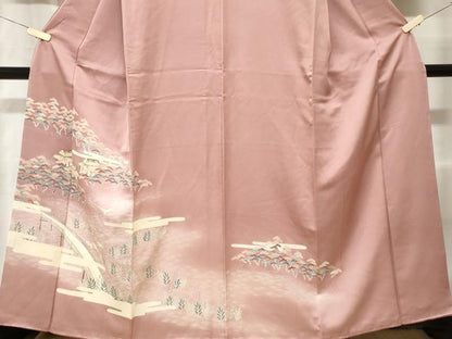 平和屋着物■訪問着 御所解文 暈し染め 正絹 逸品 CABC6309ev