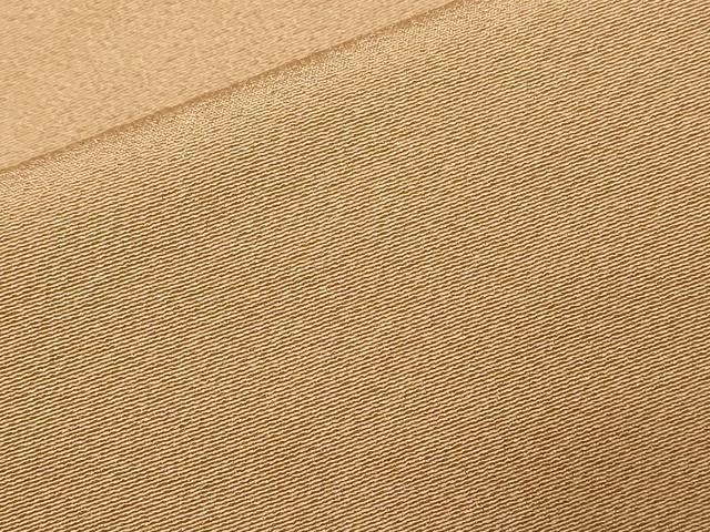 平和屋着物■上質な色無地　蜂蜜色　正絹　逸品　CABC6351ev