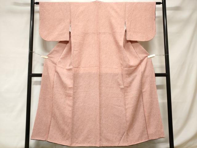 平和屋着物■大変加工の良い総絞り小紋　正絹　逸品　CABC6365ev